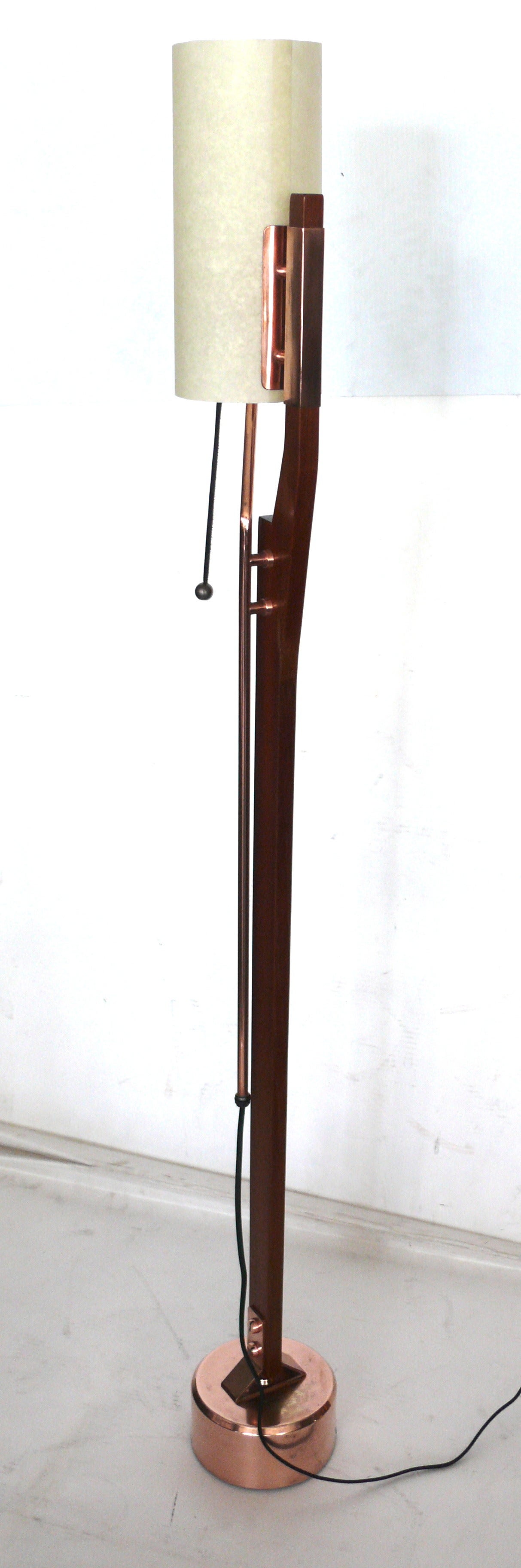 Unique Floor Lamp by Orrefors at 1stdibs