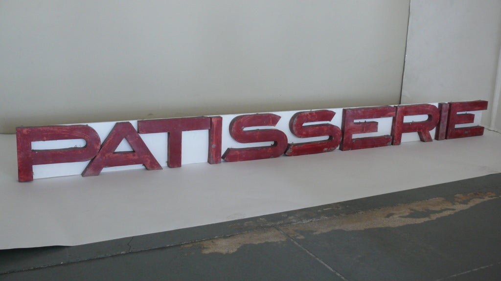 Vintage French "Patisserie" Sign