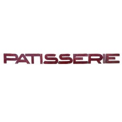 Vintage French "Patisserie" Sign