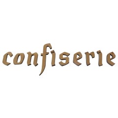 Vintage French "Confiserie" Sign