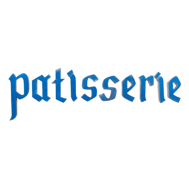 Vintage French "Patisserie" Sign