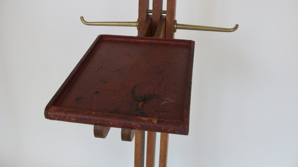 Leather Paul Dupre Lafon Valet for Hermes, Paris