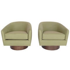 Milo Baughman Swivel Chairs