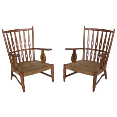 Pair of Italian Chairs by Paolo Buffa