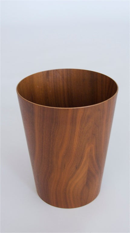 Walnut Waste Basket by IDG 3