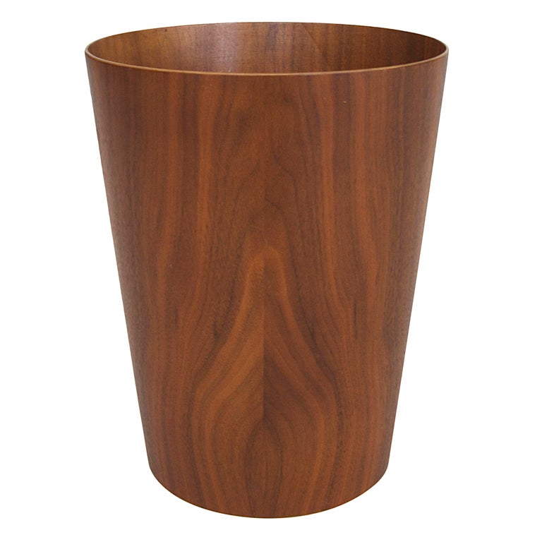 Walnut Waste Basket by IDG