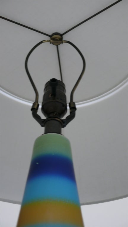 Striped Ceramic Lamp 5