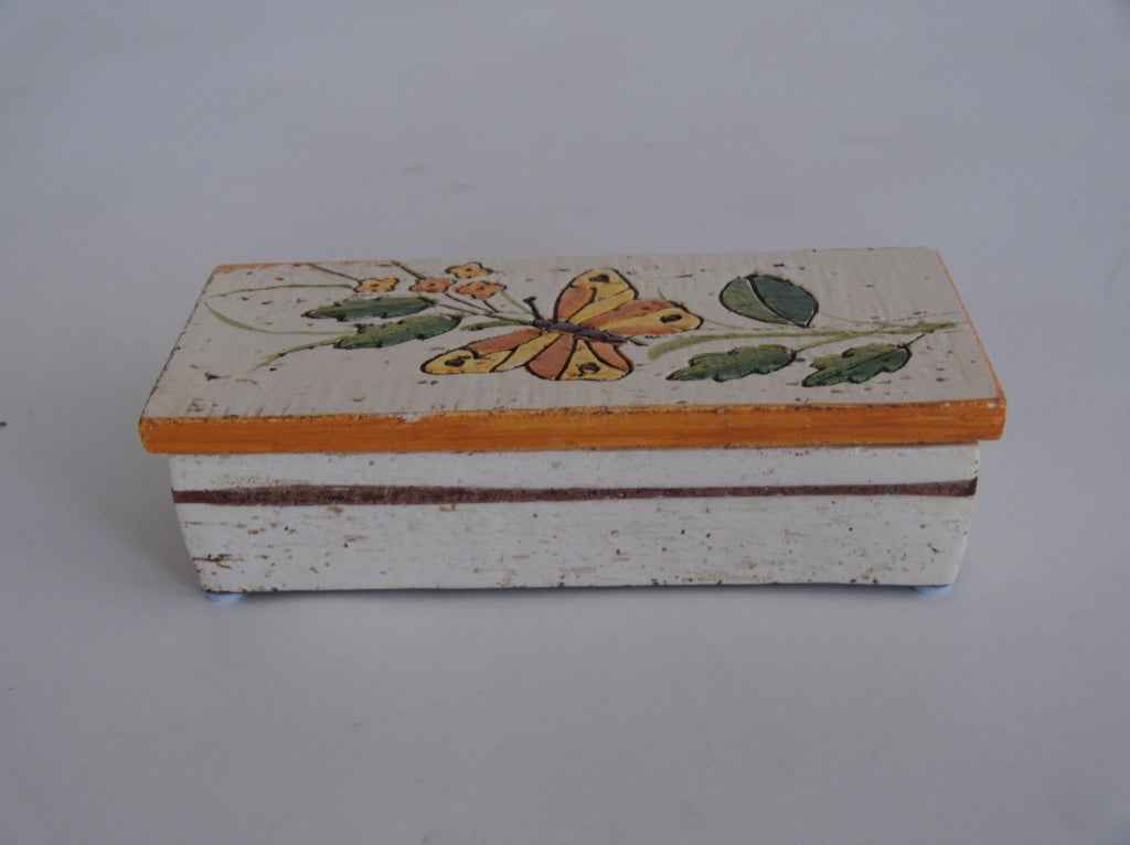 Mid-20th Century Vintage Italian Ceramic Box