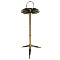 Vintage French Brass Ashtray Stand