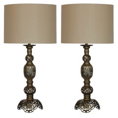 Moroccan Style Brass Lamps