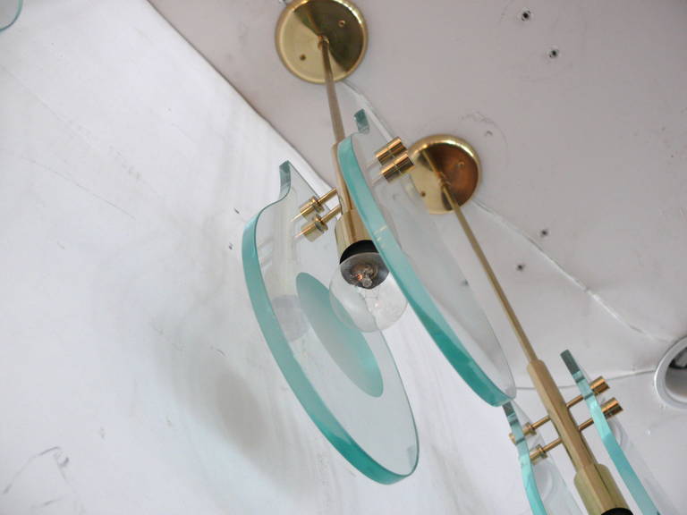 Glass Pendants in the Style of Fontana Arte 1