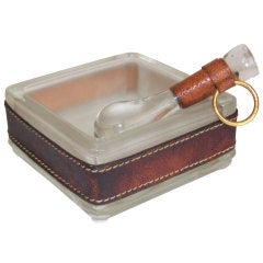 Vintage Dupre Lafon Style Cigar Ashtray with Snuffer