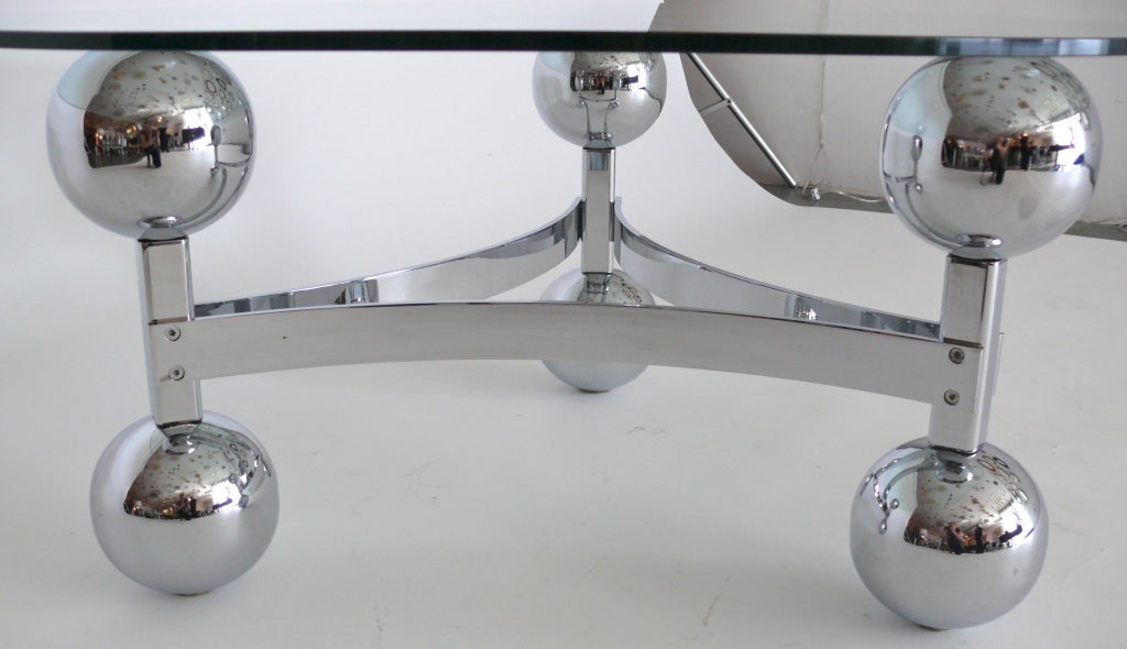 French Chrome Sputnik Table 2