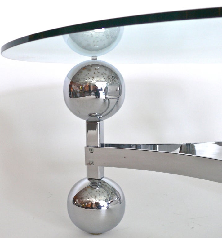 French Chrome Sputnik Table 3