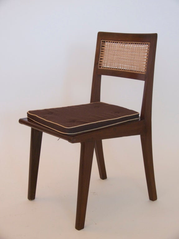Indian Dining Chairs by Pierre Jeanneret