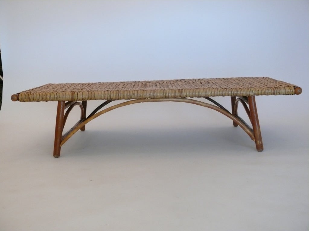 Woven Hickory Bench 5
