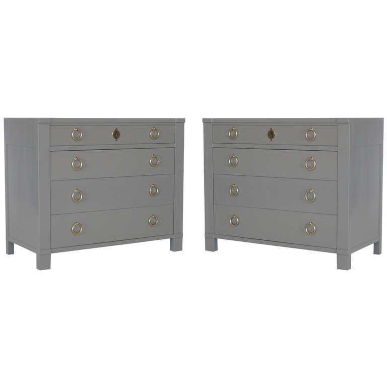Pair of "New World" Chests by Michael Taylor for Baker at 1stdibs