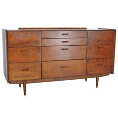 Oak Credenza by Russel Wright for Conant Ball