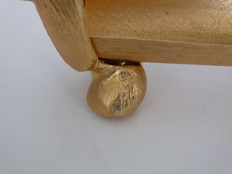 20th Century Brass Dachshund Cracker Server