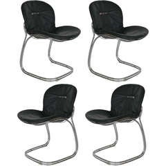 Set of 14 Italian Chairs by Gastone Rinaldi