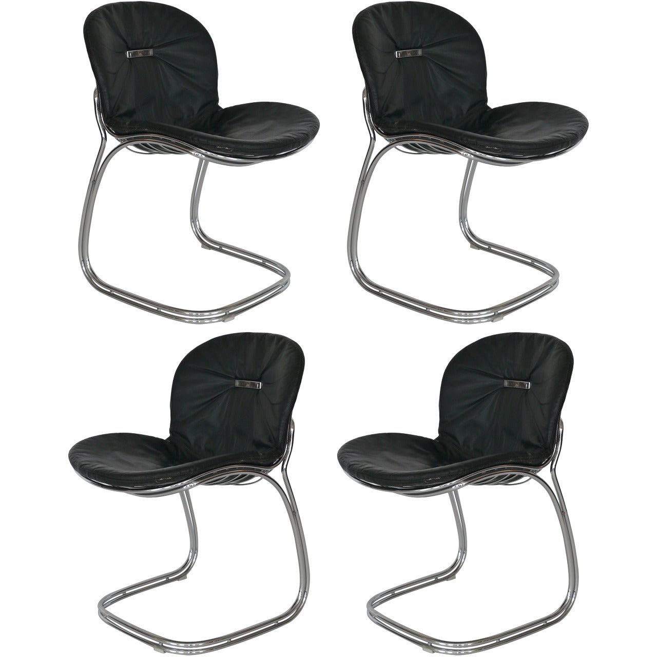 Set of 14 Italian Chairs by Gastone Rinaldi