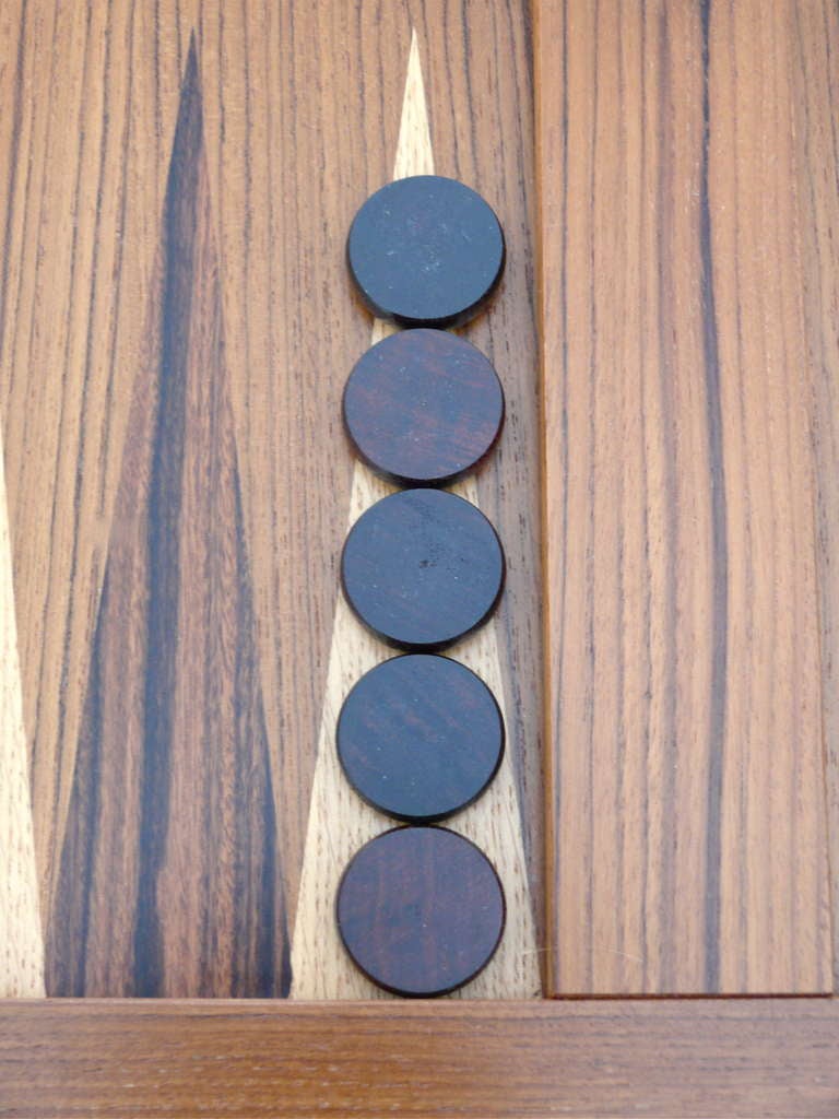 Large Danish Backgammon and Chess Table by Skovby Moebler 4