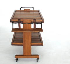 Jacques Adnet Bar Cart