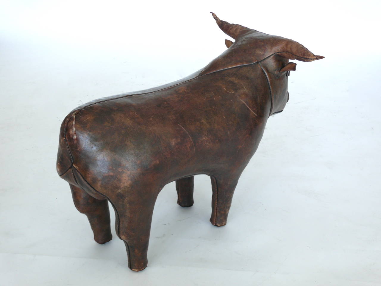 Leather Bull by Omersa for Abercrombie & Fitch In Good Condition In Beverly Hills, CA