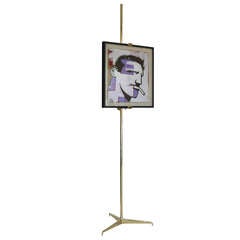 Vintage Italian Brass Floor Easel