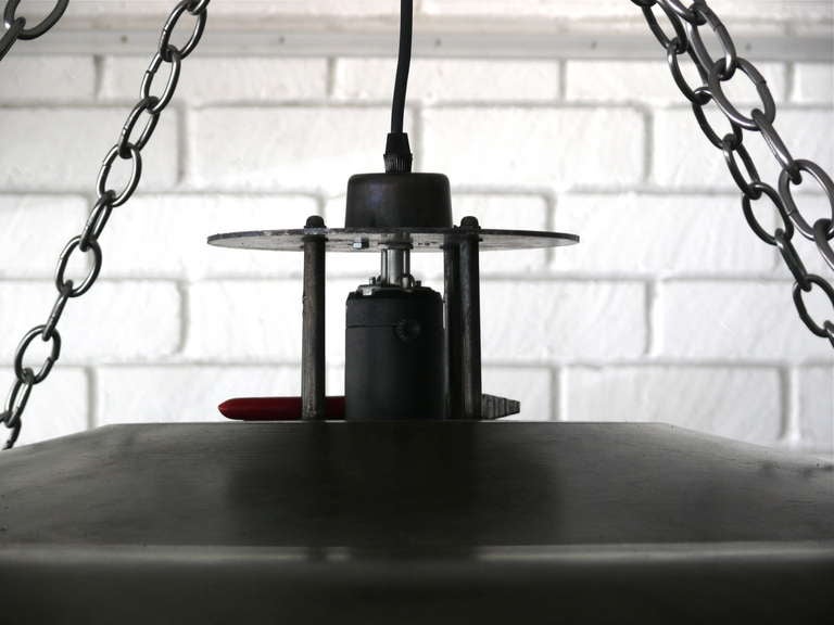 20th Century Large French Industrial Dome Light