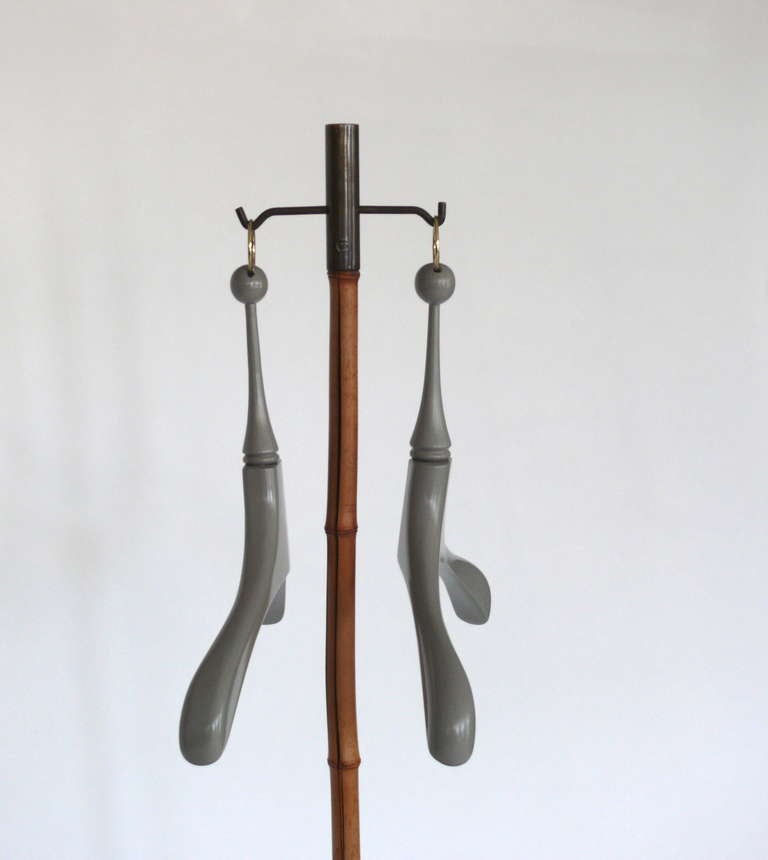 Austrian Bamboo Coat Rack In Good Condition In Beverly Hills, CA