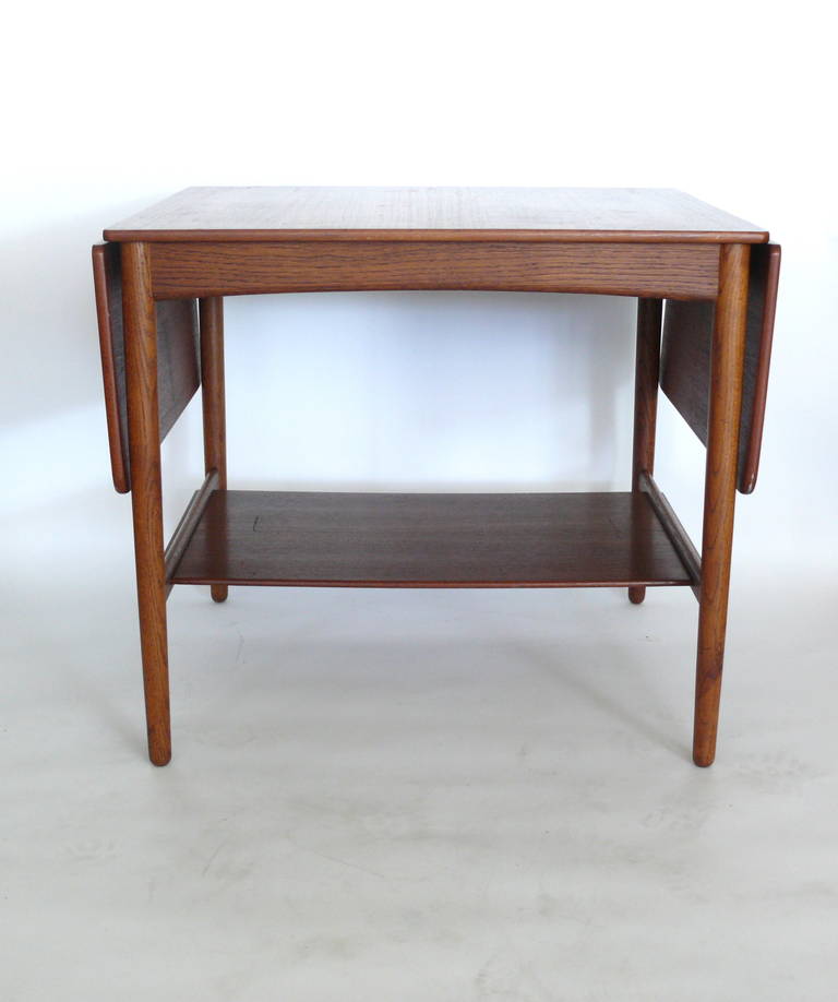 Hans Wegner Drop-Leaf Side Table