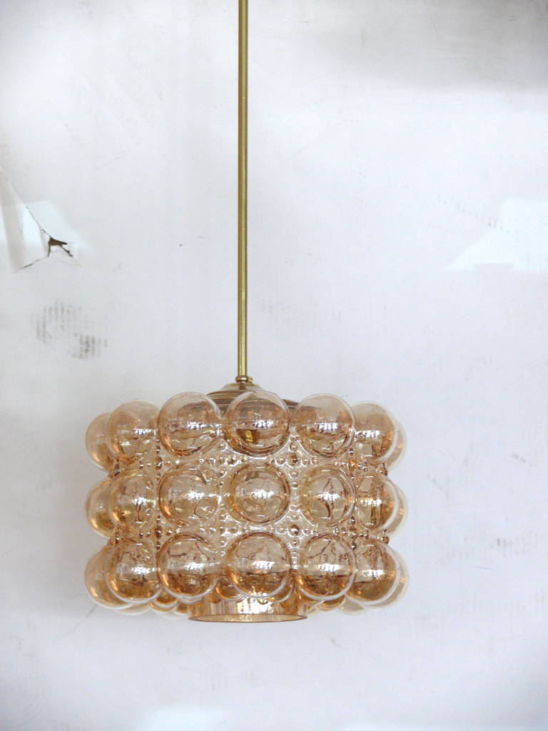Limburg Bubble Glass Pendant, 1960s