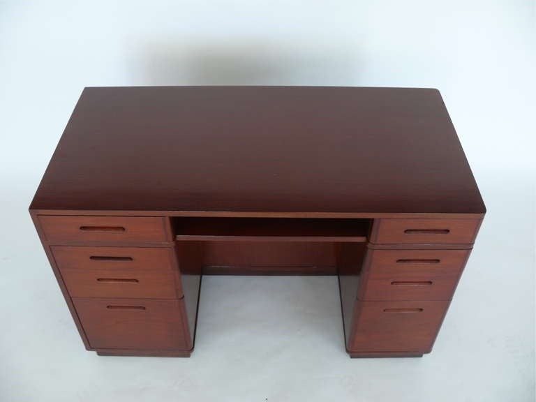 American Edward Wormley for Dunbar Writing Desk and Chair