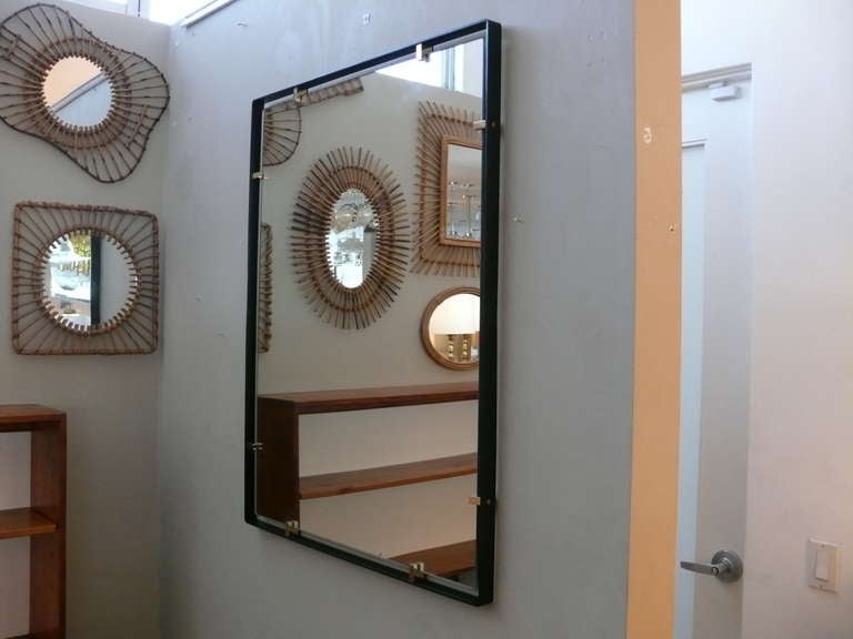 American Trousdale Rectangular Floating Mirror by Orange Los Angeles 
