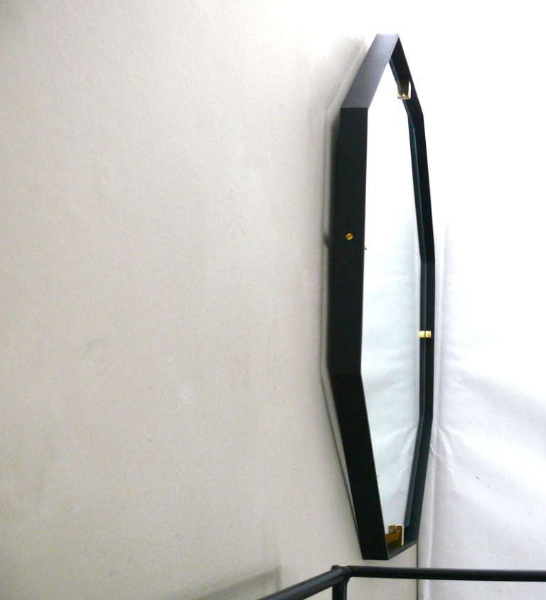 Contemporary Trousdale Octagonal Mirror by Orange Los Angeles