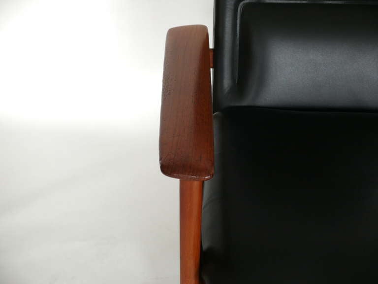 Leather Arne Vodder Desk Chair