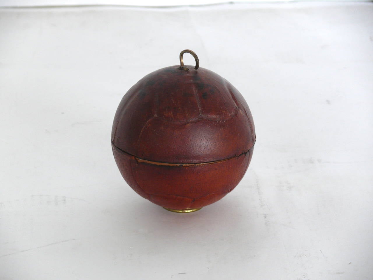 Leather Medicine Ball Cigarette Holder at 1stdibs