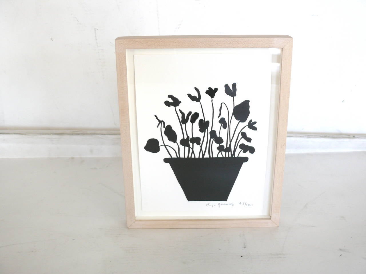 American Set of Four Flower Prints by Hugo Guiness