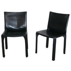 Black Leather Bellini Chair