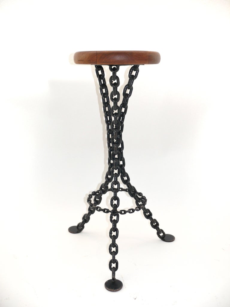 floating bar stool with chains
