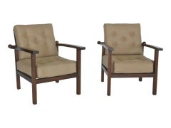Pair of French Reclining Chairs