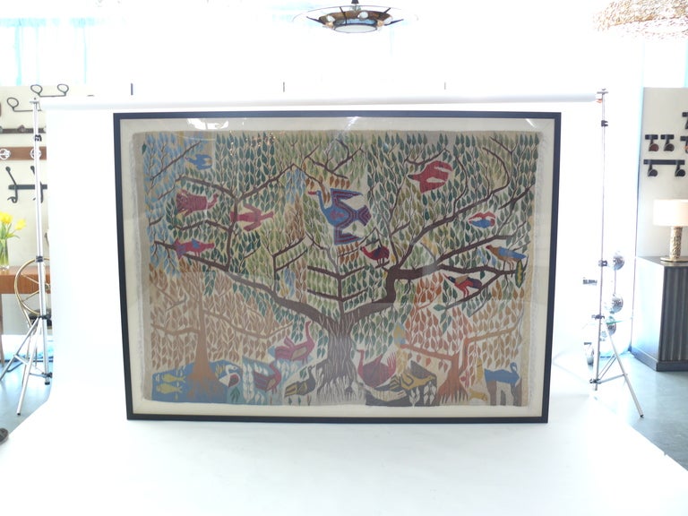 Large Woven "Tree of Life" Tapestry