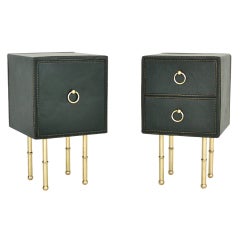 Jacques Adnet Side Tables