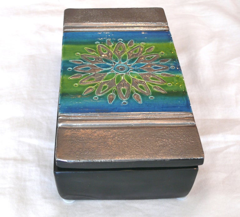 20th Century Italian Ceramic Box and Ashtrays by Bitossi