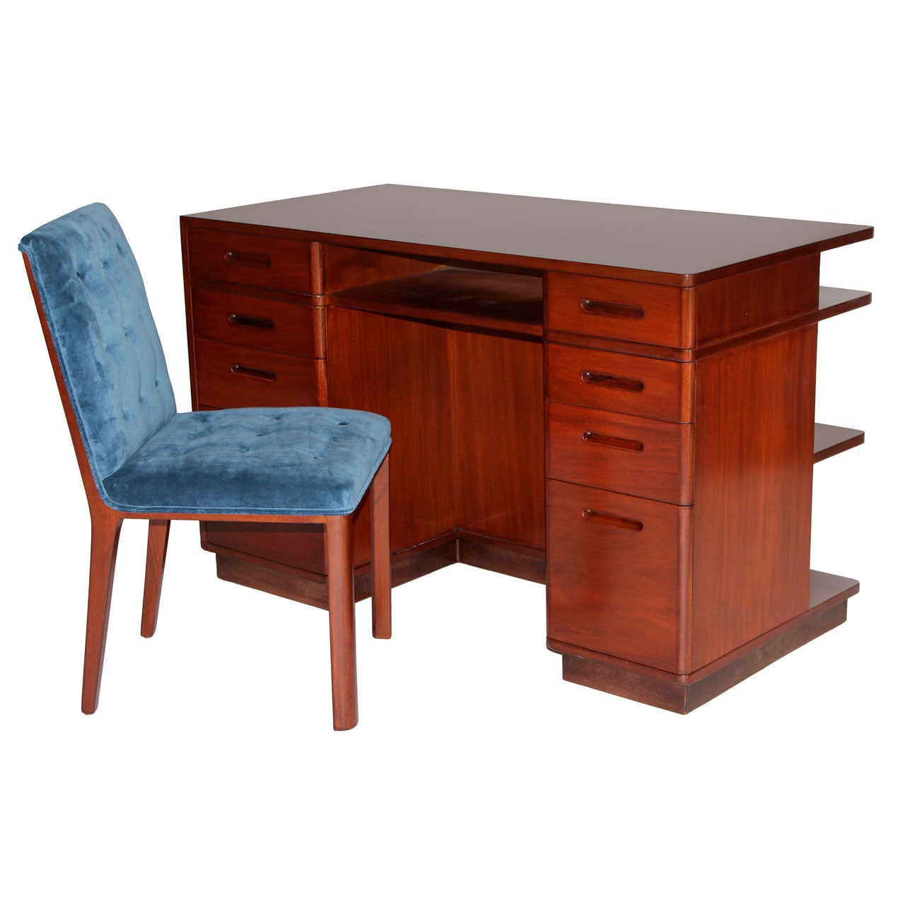 Edward Wormley for Dunbar Writing Desk and Chair