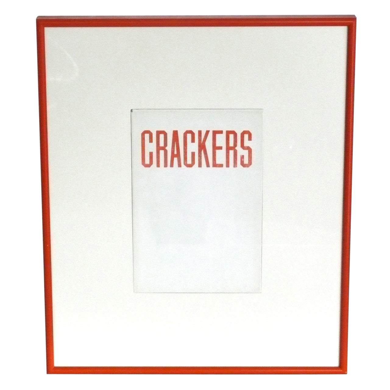 Ed Ruscha "Crackers" Book