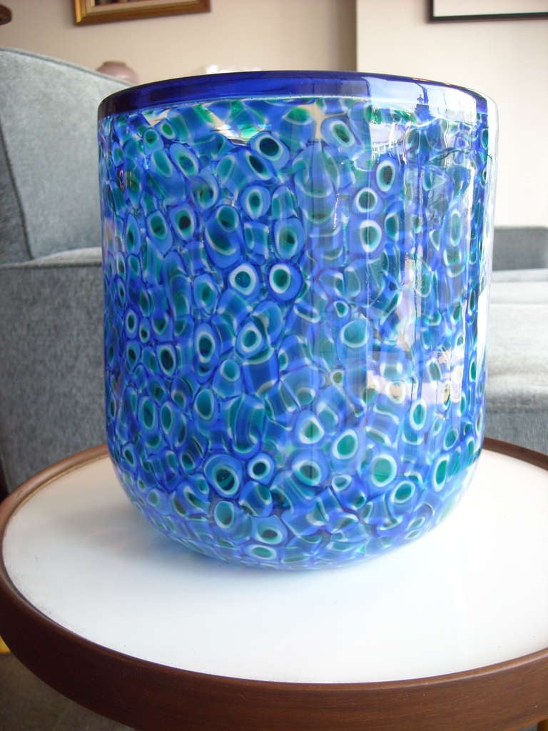 Beautiful vase by Vistosi, signed and dated 76.