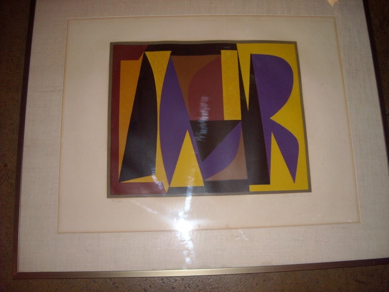 Victor Vasarely litho in color, signed LR, numbered 90/100