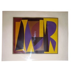 Victor Vasarely litho in color, signed LR, numbered 90/100